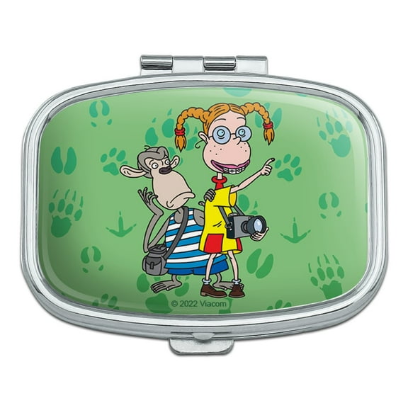 Wild Thornberrys Eliza & Darwin Footprints Rectangle Pill Case Trinket Gift Box