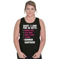 thumbnail image 4 of Look Guys German Shepherd Lover Tank Top Tee Shirt Women Brisco Brands S, 4 of 6