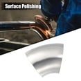 thumbnail image 5 of Unique Bargains 2pcs OD 1.38 Inch 45 Degree SS304 Stainless Steel Bend Tube Exhaust Elbow Pipe for Car Silver Tone, 5 of 6