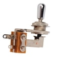thumbnail image 3 of 3 Façon L en Forme de Commutateur à Bascule Guitare Électrique Sélecteur de Tons de Remplacement Control PartsSilver Cap, 3 of 14