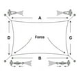 thumbnail image 5 of 3x4x5m Waterproof Shade Sail Awning Sunshade Triangular Awning-terrace Pool Canopy Triangle For Outdoor Patio Garden Awnings With Fixing Kit Ns2-Chris, 5 of 5