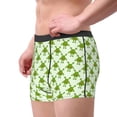 thumbnail image 2 of Cauagu Cute green monster Print Boxer Briefs for Men,Comfortable Breathable Men's Underwear Moisture Wicking Underpants-Medium, 2 of 5