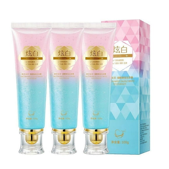 1-3X Niacinamide Whitening Toothpaste,Natural Niacinamide Toothpaste,Teeth Whitening