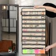thumbnail image 3 of Sac de Rangement pour Bijoux Double Face 48 Poches Beige, 3 of 5