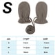 thumbnail image 2 of Guantes de esquí con forro polar grueso para bebé, guantes cálidos con dedos completos para invierno para niños pequeños, 2 of 5