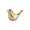 Gold-L, variant on dajkiuy Bird figurines,Small Birds Statues Gold Home Decor Modern Style Figurine Decorative Ornaments for Living Room, Bedroom, Office Desktop, Cabinets (1 Pcs)