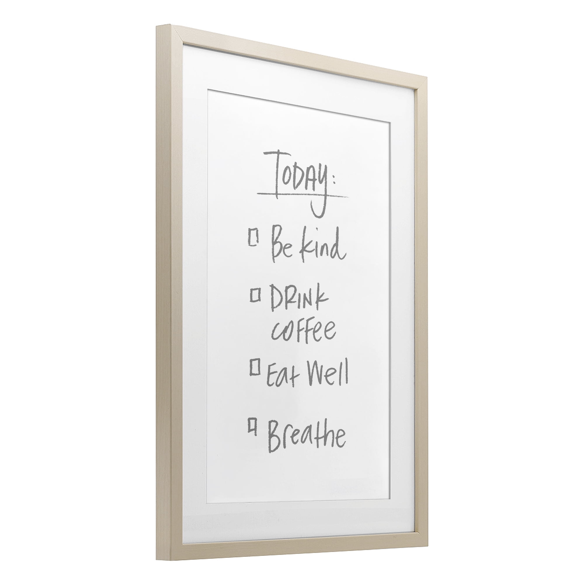 Stupell Industries Simple Today's Checklist Birch Framed Print Under Glass, design by SD Graphics Studio