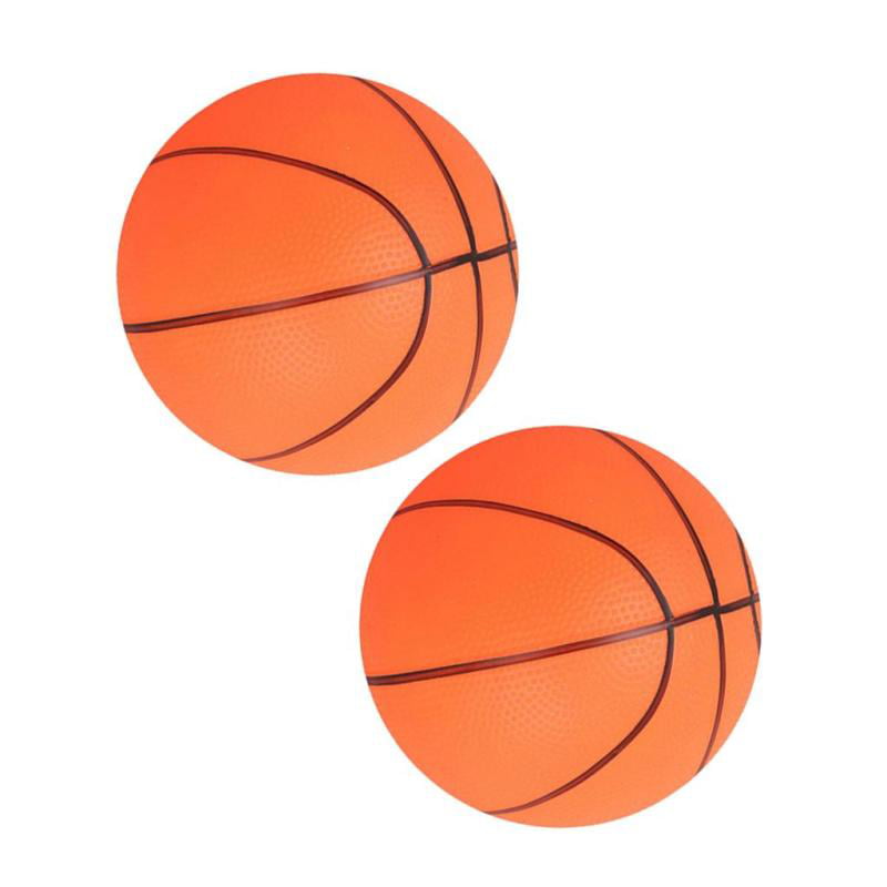 2Pcs Colorful 6'' Inflatable Basketball Kids Indoor Outdoor Ball Game Toy 