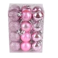 thumbnail image 2 of RBCKVXZ 24Pcs Christmas Tree Balls Ornaments for Xmas Christmas Tree 30mm/1.18" Shatterproof Christmas Decorations Hanging Bulbs for Holiday Wedding Party Christmas Gifts on Clearance, 2 of 6