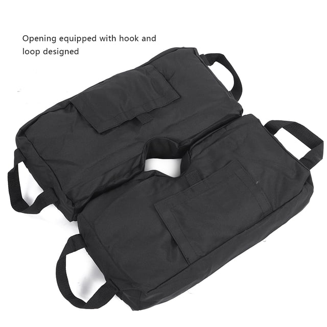 2 Pcs Sac de Sable Auvent Sac de Sable Fixe Pied de Tente Sac de Sable Auvent Support de Parapluie Détachable