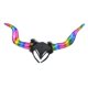 thumbnail image 5 of Accesorios para diadema de cuerno, diadema de Lolita, cuerno oscuro para fiesta de Halloween arcoíris, 5 of 6