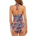 thumbnail image 4 of Lucky Brand MULTI Paisley Poolside Charm One Piece Swimsuit, US Small, 4 of 4