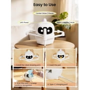 Grownsy Smart Drawing Robot for Kids, Light & Voice Guidance Education Toy with Scan, Doodle Bot with 150 Word Cards & 12 Color Pens, Montessori Painting Learning Toys for Kids Ages 3–8, Birthday Gif