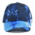 thumbnail image 2 of Unisex Tie Dye Baseball Cap Fashion Funny Print Baseball Cap Adjustable Peaked Cap Outdoor Sports Couple Hats Adjustable Curved Brim Hats Sun, 2 of 9