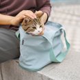 thumbnail image 3 of Flmtop Sac pour Animaux de Compagnie Pliable Multi-Usage Polyester Large Application Support pour Chiot pour Chien Fumée Gris, 3 of 9