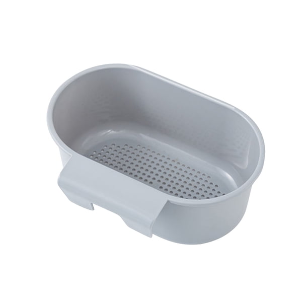 Faucet Washing Basin, Fruit Vegetable Filter Basket, Portable Foldable 2-Tier Metal Frame, for Dorm Office, High Efficiency Water Purification, Dishwasher Safe, for Kitchen