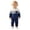 Blue-A, variant on WhouRiu Boys Casual Ribbed Knit Outfits Autumn Cozy Pullover Hoodies And Pants Sets Baby Clothes