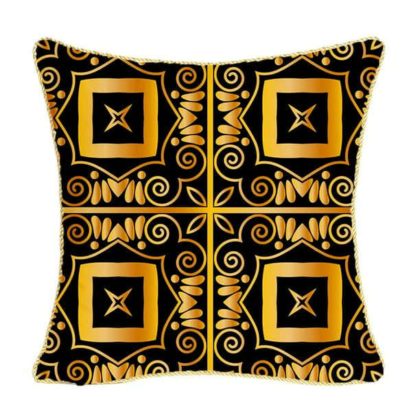 De Almohada Cuadradas Suaves De Almohada Para Sofá Cama De 18 ''x18'' Cusion + Cremallera Baoblaze Fundas de almohada con cremallera
