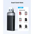 thumbnail image 4 of Orico Usb2.0 Card Reader Memory Portable Type-C+Tf/Sd Smart Card Reader Type C, 4 of 6