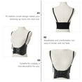 thumbnail image 3 of WEUVEB 1Ud Corset Corset De Cuero PU Negro Steampunk Para Mujer Con Cinturón De, 3 of 8
