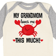 thumbnail image 4 of Inktastic Grandmom Loves Me Grandchild Gift Boys or Girls Long Sleeve Baby Bodysuit, 4 of 5