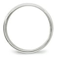 thumbnail image 2 of Primal Gold 14 Karat White Gold 8mm Milgrain Half Round Band Size 7, 2 of 6