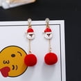 thumbnail image 5 of Pendientes colgantes de Navidad para mujer, pendientes colgantes de Navidad, regalo de joyería de Navidad ligero JAMW  Sencillez, 5 of 5