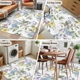 thumbnail image 5 of 4'x6' Area Rugs, Vintage Spring Floral Indoor Outdoor Area Rug for Living Room Bedroom, Farmhouse Flowers Watercolor Washable Bathroom Rugs Kitchen Floor Carpet Mats Home Decor Aesthetic, 5 of 8