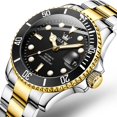 thumbnail image 1 of Original OLEVS Green Water Ghost Watch Automatic Mechanical Watch for Men Classic Bussiness Watch Rotatable Bezel Analog Watch, 1 of 1