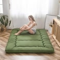 thumbnail image 3 of COSMOGO Traditional Japanese Foldable & Portable Floor Futon Mattress Navy 60" x 80" x 3", 3 of 5