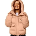 thumbnail image 5 of Pyhlmscde Women's Casual Mid Waisted Thick Warm Puffer Jacket, Puffer Coat Women, Winter Coats for Women, Womens Winter Jacket, 5 of 6