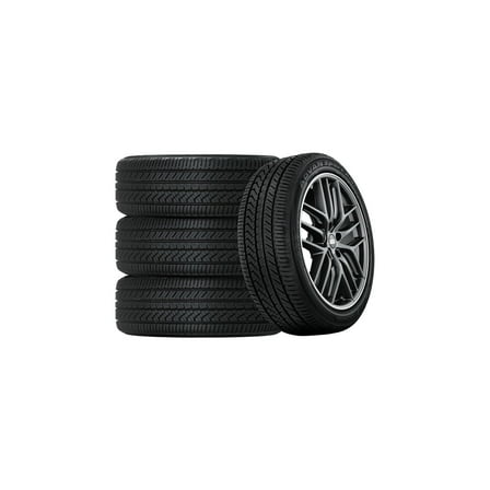 Set of 4 Yokohama Advan Sport A/S Plus 245/40R18 97Y XL Tires Fits: 2006-16 Mercedes-Benz E350 4Matic, 2016-22 Subaru Impreza Base