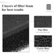 thumbnail image 3 of 3 Piezas Filtro de Secador de Repuesto para Miele 9164761 para Secadora Bomba de Calor Filtro de Secador para ACTIVE TDB230WP TCE530WP, Etc., 3 of 5
