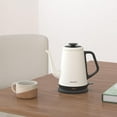 thumbnail image 2 of DmofwHi Gooseneck Electric Kettle(1.0L),1000W Electric Tea Kettle of 304 Stainless Steel,Auto Shut off,Coffee Kettle for Pour Over and Tea -White, 2 of 15