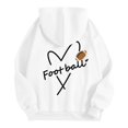 thumbnail image 4 of WILLBEST Sudadera con Capucha para Hombre, Estilo Informal, para El Día Del Partido De Fútbol, Holgada, con Diseño Estampado, Cómoda y Cálida, para Uso Diario En Otoño e Invierno. Grande, 4 of 4