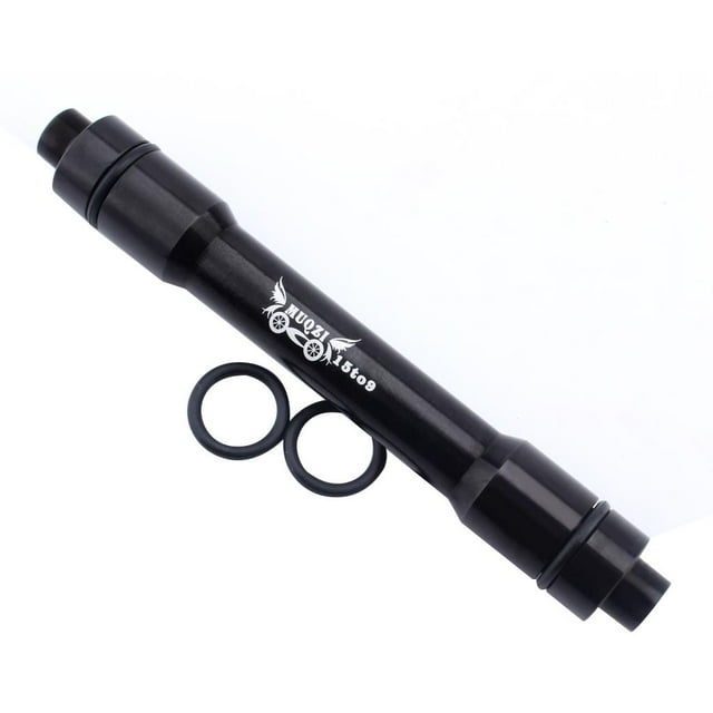jinwen 1pc Alliage Vélo 15mm à 9mm à Travers Axe Rapide Libération Moyeu Conversion Adaptateur, Noir