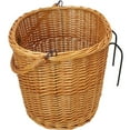thumbnail image 1 of Bike Storage Basket Wicker Woven Vintage Design Bicycle Front Handlebar Adjustable Basket Container, 1 of 10