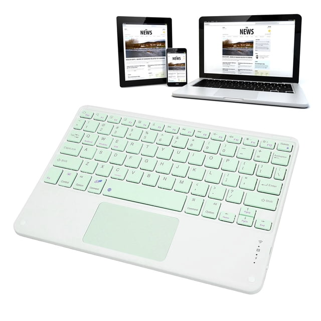 Clavier, Clavier Portable 78 Touches avec Pavé Tactile, Clavier pour, OS, Cadeau de Noël