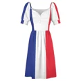 thumbnail image 5 of French Flag Sleeveless Dress birthday dress for women luxury 2024 elegant party dress for women 2024 wedding dresses for parties, 5 of 7
