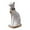 white, variant on putnchl Ancient Egypt, Egyptian Bastet Cats Statue Collectible Sculpture Cat Tall Resin Figurines Room Ornament Halloween Mummy Decor Crafts Cute
