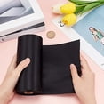 thumbnail image 3 of 27 Yards Satin Ribbon Roll Double Sided Polyester Satin Ribbon Solid Fabric Large Ribbon for Gift Wrapping Grand Opening Chair Bow Making Party Decoration (Black), 3 of 9