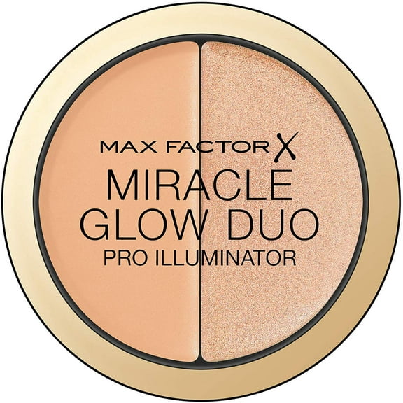 Max Factor Miracle Glow Duo Pro Illuminator, Creamy Highlighter (20 Medium)