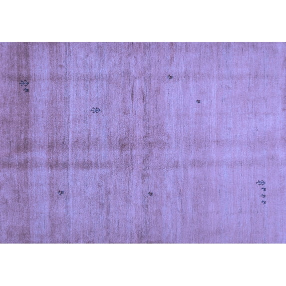 Ahgly Company Machine Washable Indoor Rectangle Abstract Blue Contemporary Area Rugs, 3' x 5'