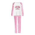thumbnail image 2 of Generic Festive Plaid Family Christmas Pajamas Set Parent Child Children'S Warm Christmas Suit Plaid Print Home Service Children'S Suit Red And White Striped Family Christmas Pajamas, 2 of 5