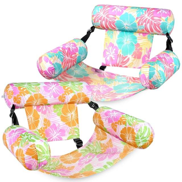 Sillones Inflables Flotantes Sloosh 2-Pack para Piscina
