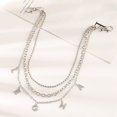 thumbnail image 4 of Letter Waist Chain Fashion Hip Pop Punk Multilayer Pants Chain Trousers Chain, 4 of 10