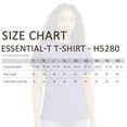 thumbnail image 3 of Hanes Essential-T Short Sleeve T-Shirt Cotton Crewneck Tee Shirts (Athletic Purple, S), 3 of 7