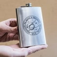 thumbnail image 2 of 8oz Houston We Have a Drinking Problem Flask L1, 2 of 3