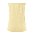 thumbnail image 5 of QIJUNTUO Women's Bandeau Tube Top With Elasticized Waist For Beach & Pool Parties Yellow, 5 of 5