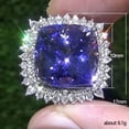 thumbnail image 2 of EOEMY Luxury 925 Silver Filled Ring Cubic Zirconia Women Wedding Jewelry Size 6-10-6, 2 of 4